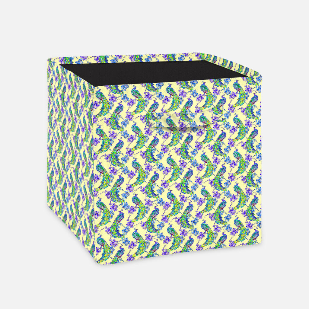 Tropical Pattern Foldable Open Storage Bin | Organizer Box, Toy Basket, Shelf Box, Laundry Bag | Canvas Fabric-Storage Bins-STR_BI_CB-IC 5007671 IC 5007671, Abstract Expressionism, Abstracts, Ancient, Animals, Art and Paintings, Asian, Birds, Botanical, Chinese, Decorative, Drawing, Fashion, Floral, Flowers, Historical, Illustrations, Japanese, Medieval, Nature, Paintings, Patterns, Scenic, Semi Abstract, Signs, Signs and Symbols, Tropical, Vintage, Watercolour, Wildlife, pattern, foldable, open, storage, b