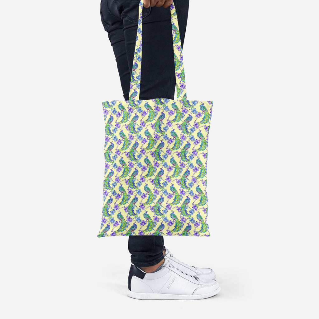 ArtzFolio Tropical Pattern Tote Bag Shoulder Purse | Multipurpose-Tote Bags Basic-AZ5007671TOT_RF-IC 5007671 IC 5007671, Abstract Expressionism, Abstracts, Ancient, Animals, Art and Paintings, Asian, Birds, Botanical, Chinese, Decorative, Drawing, Fashion, Floral, Flowers, Historical, Illustrations, Japanese, Medieval, Nature, Paintings, Patterns, Scenic, Semi Abstract, Signs, Signs and Symbols, Tropical, Vintage, Watercolour, Wildlife, pattern, tote, bag, shoulder, purse, multipurpose, peacock, wallpaper, 