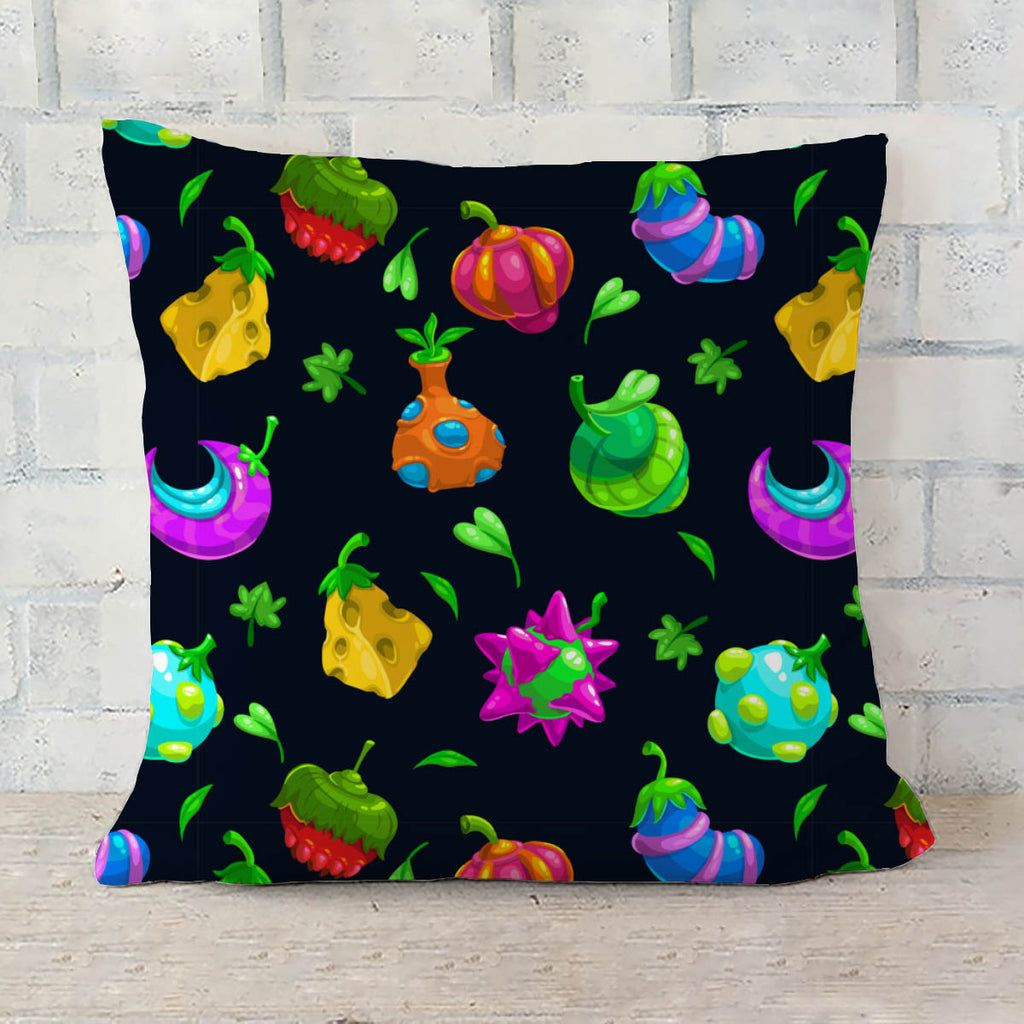 ArtzFolio Funny Fruits Cushion Cover Throw Pillow-Cushion Covers-AZHFR42515012CUS_CV_L-Image Code 5007672 Vishnu Image Folio Pvt Ltd, IC 5007672, ArtzFolio, Cushion Covers, Kids, Digital Art, funny, fruits, cushion, cover, throw, pillow, seamless, pattern, bizzare, colorful, vector, illustration, sofa throws, single throw pillow, zippered throw pillow cover, satin pillow cover, throw pillow, cushion cover only, cushion cover, pillow cover for sofa, pitaara box, throw cushion, kids cushion cover, square cush