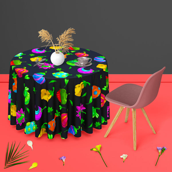 Funny Fruits Table Cloth Cover-Table Covers-CVR_TB_RD-IC 5007672 IC 5007672, Animated Cartoons, Art and Paintings, Caricature, Cartoons, Comics, Fantasy, Fruit and Vegetable, Fruits, Illustrations, Patterns, Signs, Signs and Symbols, Sports, Surrealism, Tropical, Vegetables, funny, table, cloth, cover, for, dining, center, cotton, canvas, fabric, app, application, art, background, berries, bizarre, bright, cartoon, collection, color, colorful, comic, cool, design, elements, endless, fantastic, fun, game, ga