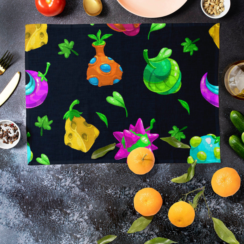 Funny Fruits Table Mat Placemat-Table Place Mats Fabric-MAT_TB-IC 5007672 IC 5007672, Animated Cartoons, Art and Paintings, Caricature, Cartoons, Comics, Fantasy, Fruit and Vegetable, Fruits, Illustrations, Patterns, Signs, Signs and Symbols, Sports, Surrealism, Tropical, Vegetables, funny, table, mat, placemat, app, application, art, background, berries, bizarre, bright, cartoon, collection, color, colorful, comic, cool, design, elements, endless, fantastic, fun, game, garden, group, gui, harvest, illustra
