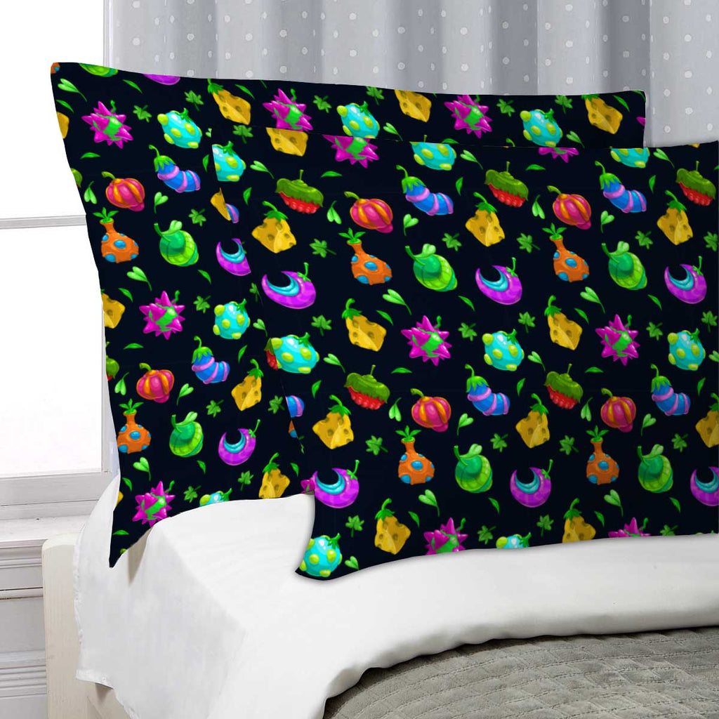 ArtzFolio Funny Fruits Pillow Cover Case-Pillow Cases-AZHFR42515012PIL_CV_L-Image Code 5007672 Vishnu Image Folio Pvt Ltd, IC 5007672, ArtzFolio, Pillow Cases, Kids, Digital Art, funny, fruits, pillow, cover, case, seamless, pattern, bizzare, colorful, vector, illustration, pillow cover, pillow case cover, linen pillow cover, printed pillow cover, pillow for bedroom, living room pillow covers, standard pillow case covers, pitaara box, throw pillow cover, 2 pcs satin pillow cover set, pillow covers 27x18, de