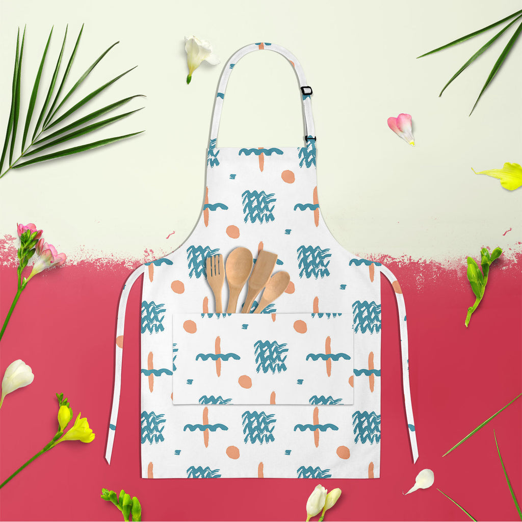 Ink Elements Apron | Adjustable, Free Size & Waist Tiebacks-Aprons Neck to Knee-APR_NK_KN-IC 5007673 IC 5007673, Abstract Expressionism, Abstracts, American, Ancient, Art and Paintings, Black and White, Circle, Cross, Culture, Digital, Digital Art, Drawing, Ethnic, Fashion, Geometric, Geometric Abstraction, Graphic, Hand Drawn, Hipster, Historical, Illustrations, Medieval, Modern Art, Patterns, Retro, Semi Abstract, Signs, Signs and Symbols, Traditional, Tribal, Vintage, Watercolour, White, World Culture, i