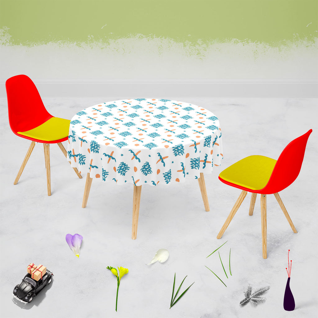 Ink Elements Table Cloth Cover-Table Covers-CVR_TB_RD-IC 5007673 IC 5007673, Abstract Expressionism, Abstracts, American, Ancient, Art and Paintings, Black and White, Circle, Cross, Culture, Digital, Digital Art, Drawing, Ethnic, Fashion, Geometric, Geometric Abstraction, Graphic, Hand Drawn, Hipster, Historical, Illustrations, Medieval, Modern Art, Patterns, Retro, Semi Abstract, Signs, Signs and Symbols, Traditional, Tribal, Vintage, Watercolour, White, World Culture, ink, elements, table, cloth, cover, a