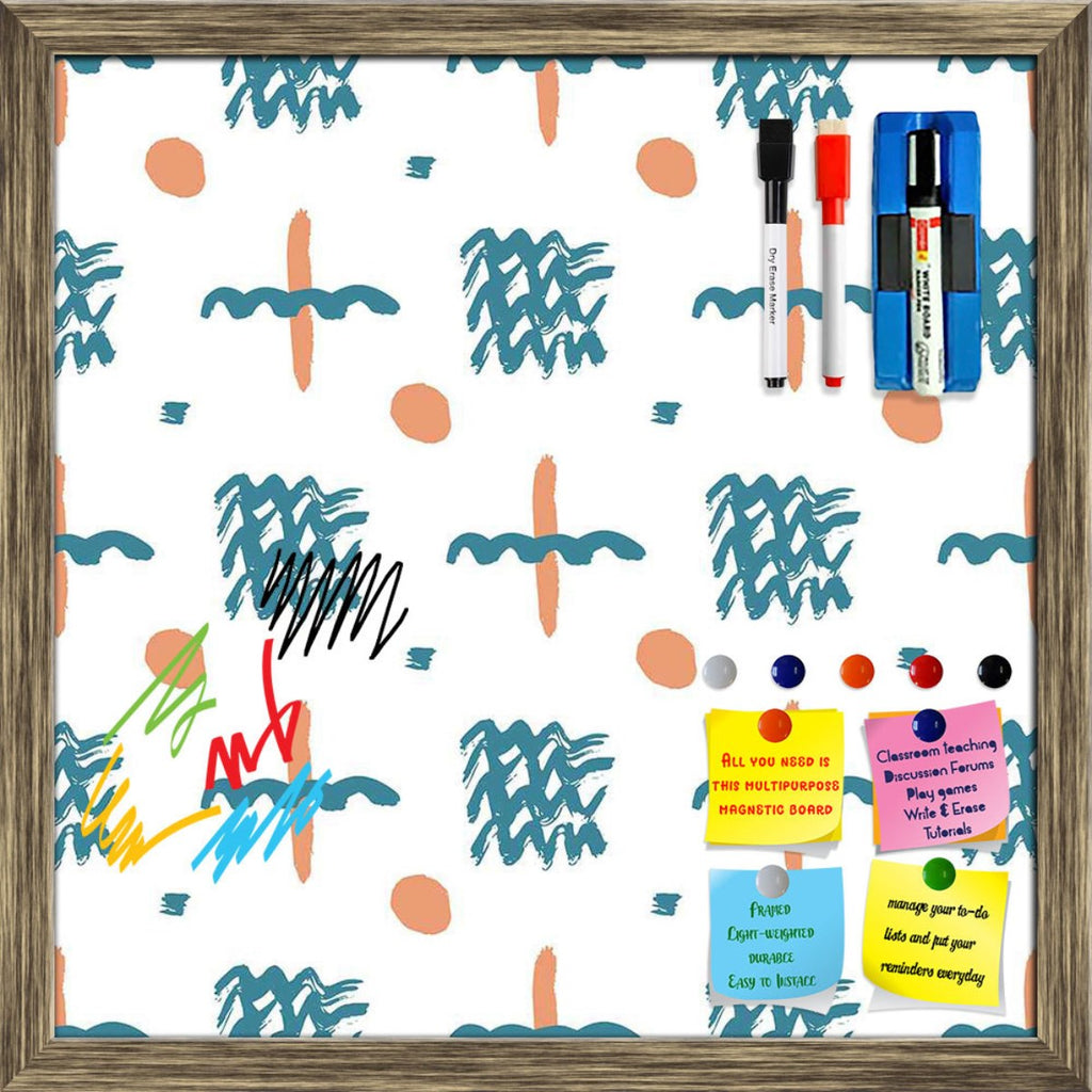 Ink Elements Framed Magnetic Dry Erase Board | Combo with Magnet Buttons & Markers-Magnetic Boards Framed-MGB_FR-IC 5007673 IC 5007673, Abstract Expressionism, Abstracts, American, Ancient, Art and Paintings, Black and White, Circle, Cross, Culture, Digital, Digital Art, Drawing, Ethnic, Fashion, Geometric, Geometric Abstraction, Graphic, Hand Drawn, Hipster, Historical, Illustrations, Medieval, Modern Art, Patterns, Retro, Semi Abstract, Signs, Signs and Symbols, Traditional, Tribal, Vintage, Watercolour, 