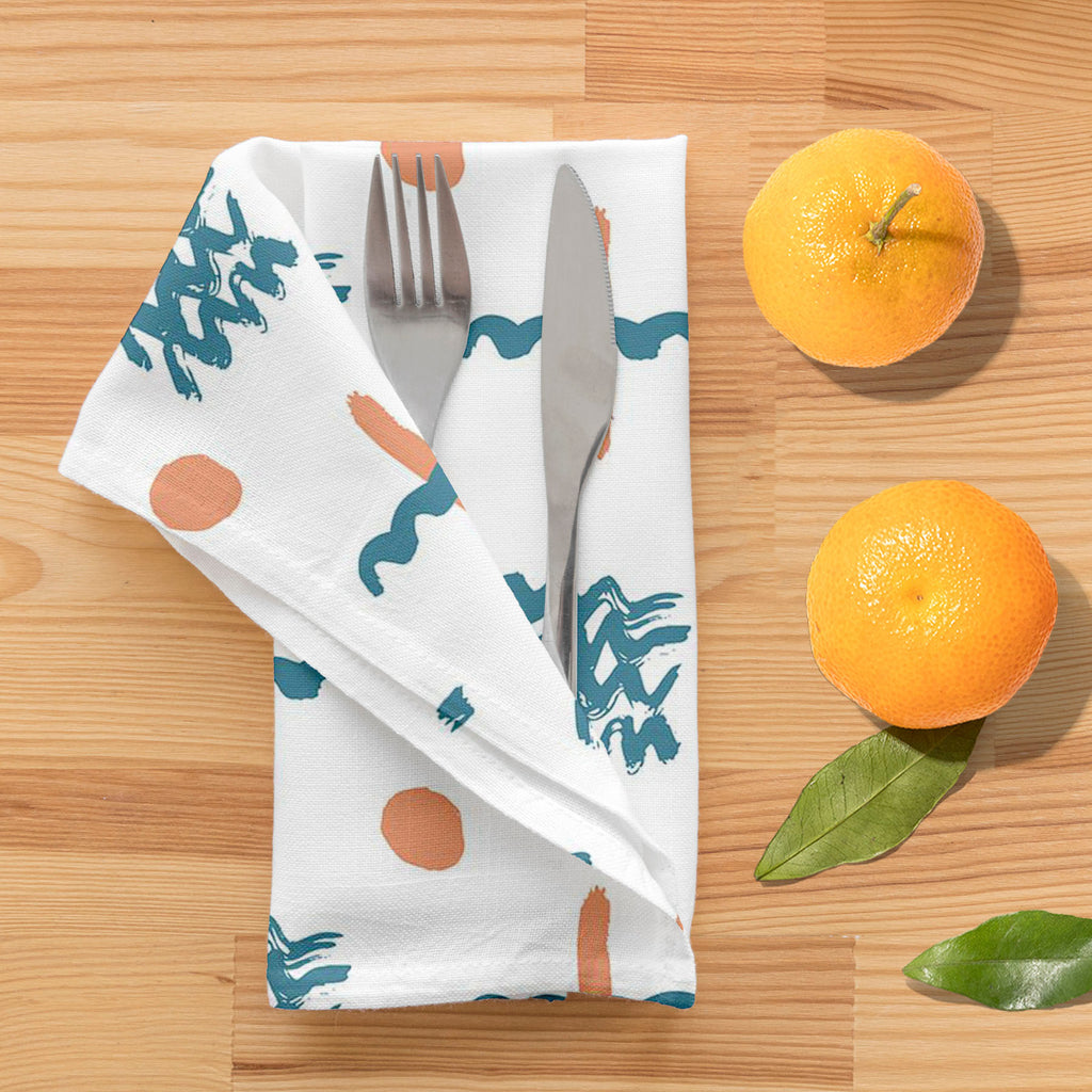 Ink Elements Table Napkin-Table Napkins-NAP_TB-IC 5007673 IC 5007673, Abstract Expressionism, Abstracts, American, Ancient, Art and Paintings, Black and White, Circle, Cross, Culture, Digital, Digital Art, Drawing, Ethnic, Fashion, Geometric, Geometric Abstraction, Graphic, Hand Drawn, Hipster, Historical, Illustrations, Medieval, Modern Art, Patterns, Retro, Semi Abstract, Signs, Signs and Symbols, Traditional, Tribal, Vintage, Watercolour, White, World Culture, ink, elements, table, napkin, abstract, art,