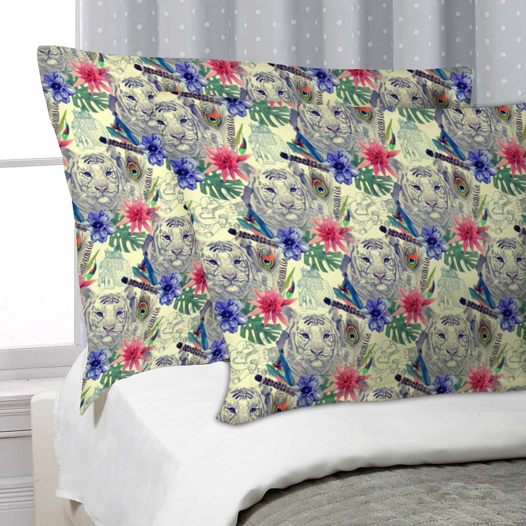 ArtzFolio Tiger Head D3 Pillow Cover Case-Pillow Cases-AZHFR43002336PIL_CV_L-Image Code 5007674 Vishnu Image Folio Pvt Ltd, IC 5007674, ArtzFolio, Pillow Cases, Animals, Traditional, Digital Art, tiger, head, d3, pillow, cover, case, vintage, indian, style, pattern, hand, drawn, watercolor, illustration, pillow cover, pillow case cover, linen pillow cover, printed pillow cover, pillow for bedroom, living room pillow covers, standard pillow case covers, pitaara box, throw pillow cover, 2 pcs satin pillow cov