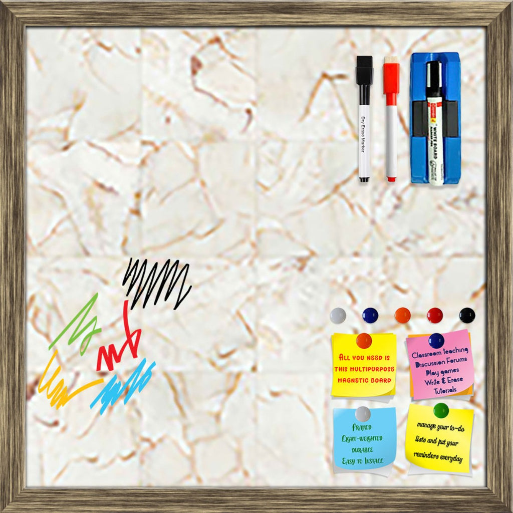 Natural Pattern Framed Magnetic Dry Erase Board | Combo with Magnet Buttons & Markers-Magnetic Boards Framed-MGB_FR-IC 5007675 IC 5007675, Abstract Expressionism, Abstracts, Ancient, Architecture, Beverage, Black, Black and White, Decorative, Historical, Kitchen, Marble, Marble and Stone, Medieval, Nature, Patterns, Scenic, Semi Abstract, Signs, Signs and Symbols, Vintage, White, natural, pattern, framed, magnetic, dry, erase, board, printed, whiteboard, with, 4, magnets, 2, markers, 1, duster, abstract, ba