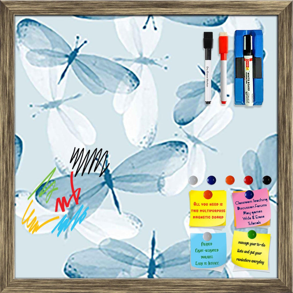 Butterflies Framed Magnetic Dry Erase Board | Combo with Magnet Buttons & Markers-Magnetic Boards Framed-MGB_FR-IC 5007678 IC 5007678, Ancient, Black and White, Drawing, Historical, Illustrations, Medieval, Nature, Patterns, Scenic, Signs, Signs and Symbols, Vintage, Watercolour, White, butterflies, framed, magnetic, dry, erase, board, printed, whiteboard, with, 4, magnets, 2, markers, 1, duster, artwork, background, beautiful, beauty, butterfly, card, colore, colorful, design, drawn, hand, insect, isolated