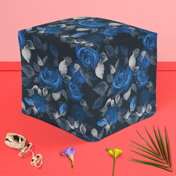Beautiful Roses Footstool Footrest Puffy Pouffe Ottoman Bean Bag | Canvas Fabric-Footstools-FST_CB_BN-IC 5007679 IC 5007679, Art and Paintings, Botanical, Drawing, Fashion, Floral, Flowers, Holidays, Illustrations, Nature, Paintings, Patterns, Scenic, Seasons, Signs, Signs and Symbols, Sketches, beautiful, roses, puffy, pouffe, ottoman, footstool, footrest, bean, bag, canvas, fabric, background, beauty, blooming, blossom, bud, card, celebrations, colorful, colors, creativity, decoration, design, drawn, eleg