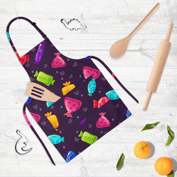 Candy Cartoon Apron | Adjustable, Free Size & Waist Tiebacks-Aprons Neck to Knee-APR_NK_KN-IC 5007680 IC 5007680, Animated Cartoons, Art and Paintings, Baby, Birthday, Caricature, Cartoons, Children, Cuisine, Decorative, Digital, Digital Art, Food, Food and Beverage, Food and Drink, Graphic, Hearts, Holidays, Illustrations, Kids, Love, Patterns, Pop Art, Signs, Signs and Symbols, candy, cartoon, full-length, neck, to, knee, apron, poly-cotton, fabric, adjustable, buckle, waist, tiebacks, art, background, be