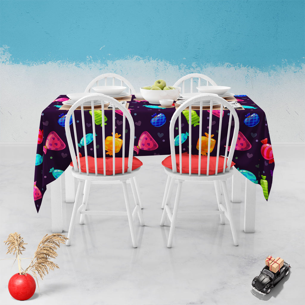 Candy Cartoon Table Cloth Cover-Table Covers-CVR_TB_NR-IC 5007680 IC 5007680, Animated Cartoons, Art and Paintings, Baby, Birthday, Caricature, Cartoons, Children, Cuisine, Decorative, Digital, Digital Art, Food, Food and Beverage, Food and Drink, Graphic, Hearts, Holidays, Illustrations, Kids, Love, Patterns, Pop Art, Signs, Signs and Symbols, candy, cartoon, table, cloth, cover, art, background, beautiful, bright, caramel, celebration, collection, colorful, computer, dark, decoration, design, dessert, ele