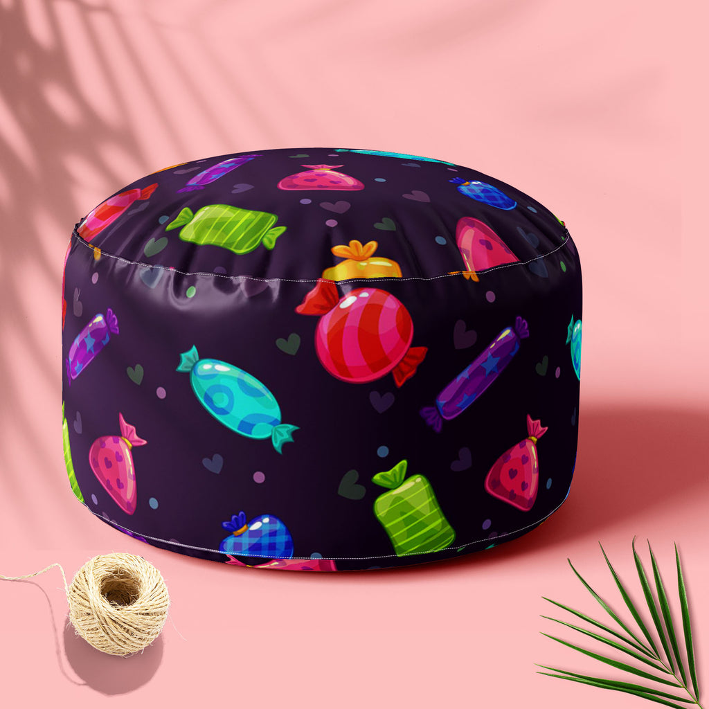 Candy Cartoon Footstool Footrest Puffy Pouffe Ottoman Bean Bag | Canvas Fabric-Footstools-FST_CB_BN-IC 5007680 IC 5007680, Animated Cartoons, Art and Paintings, Baby, Birthday, Caricature, Cartoons, Children, Cuisine, Decorative, Digital, Digital Art, Food, Food and Beverage, Food and Drink, Graphic, Hearts, Holidays, Illustrations, Kids, Love, Patterns, Pop Art, Signs, Signs and Symbols, candy, cartoon, footstool, footrest, puffy, pouffe, ottoman, bean, bag, canvas, fabric, art, background, beautiful, brig