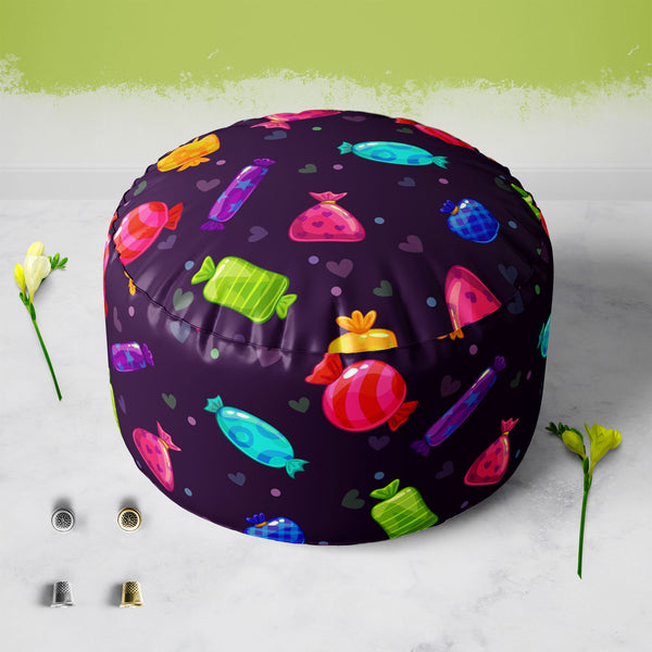 Candy Cartoon Footstool Footrest Puffy Pouffe Ottoman Bean Bag | Canvas Fabric-Footstools-FST_CB_BN-IC 5007680 IC 5007680, Animated Cartoons, Art and Paintings, Baby, Birthday, Caricature, Cartoons, Children, Cuisine, Decorative, Digital, Digital Art, Food, Food and Beverage, Food and Drink, Graphic, Hearts, Holidays, Illustrations, Kids, Love, Patterns, Pop Art, Signs, Signs and Symbols, candy, cartoon, footstool, footrest, puffy, pouffe, ottoman, bean, bag, floor, cushion, pillow, canvas, fabric, art, bac