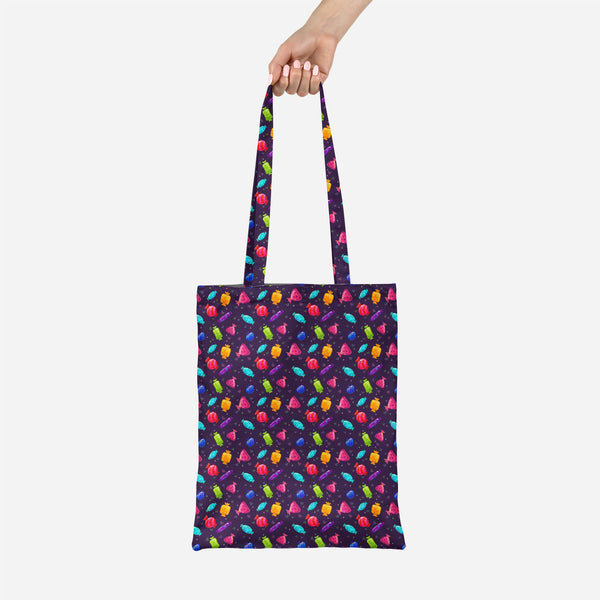 ArtzFolio Candy Cartoon Tote Bag Shoulder Purse | Multipurpose-Tote Bags Basic-AZ5007680TOT_RF-IC 5007680 IC 5007680, Animated Cartoons, Art and Paintings, Baby, Birthday, Caricature, Cartoons, Children, Cuisine, Decorative, Digital, Digital Art, Food, Food and Beverage, Food and Drink, Graphic, Hearts, Holidays, Illustrations, Kids, Love, Patterns, Pop Art, Signs, Signs and Symbols, candy, cartoon, canvas, tote, bag, shoulder, purse, multipurpose, art, background, beautiful, bright, caramel, celebration, c