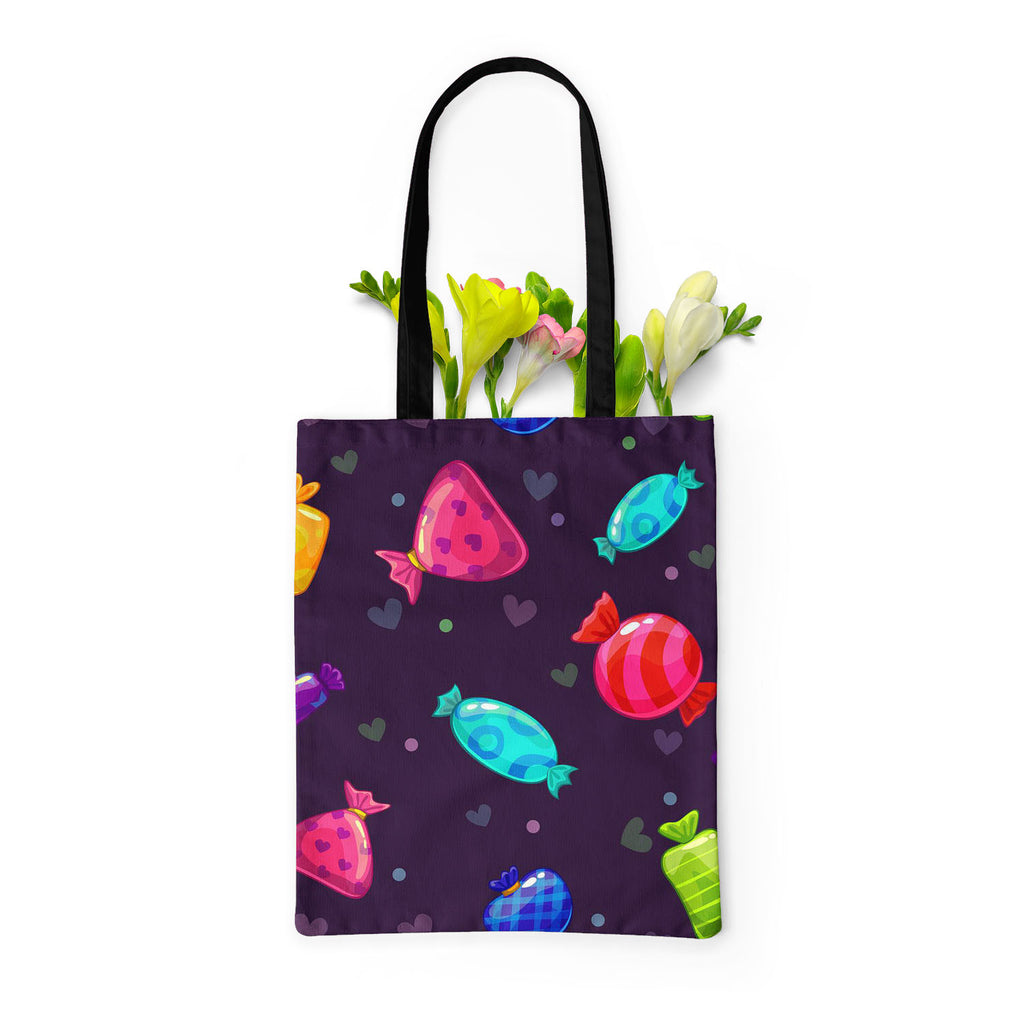 Candy Cartoon Tote Bag Shoulder Purse | Multipurpose-Tote Bags Basic-TOT_FB_BS-IC 5007680 IC 5007680, Animated Cartoons, Art and Paintings, Baby, Birthday, Caricature, Cartoons, Children, Cuisine, Decorative, Digital, Digital Art, Food, Food and Beverage, Food and Drink, Graphic, Hearts, Holidays, Illustrations, Kids, Love, Patterns, Pop Art, Signs, Signs and Symbols, candy, cartoon, tote, bag, shoulder, purse, multipurpose, art, background, beautiful, bright, caramel, celebration, collection, colorful, com