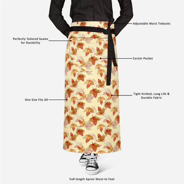 Autumn Leaves Apron | Adjustable, Free Size & Waist Tiebacks-Aprons Waist to Knee--IC 5007681 IC 5007681, Botanical, Drawing, Fashion, Floral, Flowers, Illustrations, Nature, Patterns, Scenic, Seasons, Signs, Signs and Symbols, Sketches, Watercolour, autumn, leaves, full-length, apron, poly-cotton, fabric, adjustable, waist, tiebacks, background, beautiful, colore, creative, creativity, decor, decoration, design, drawn, effect, elegance, elegant, element, hand, illustration, image, interior, objects, painte