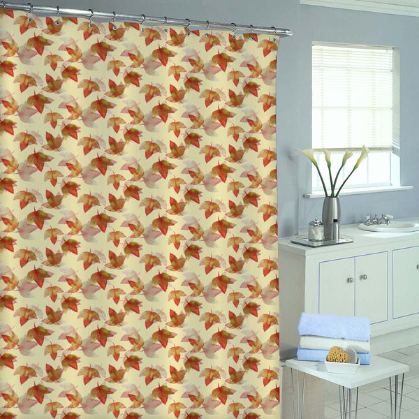 Autumn Leaves Washable Waterproof Shower Curtain-Shower Curtains-CUR_SH-IC 5007681 IC 5007681, Botanical, Drawing, Fashion, Floral, Flowers, Illustrations, Nature, Patterns, Scenic, Seasons, Signs, Signs and Symbols, Sketches, Watercolour, autumn, leaves, washable, waterproof, shower, curtain, eyelets, background, beautiful, colore, creative, creativity, decor, decoration, design, drawn, effect, elegance, elegant, element, hand, illustration, image, interior, objects, painted, pattern, plant, raster, repeti