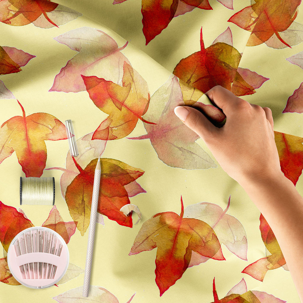 Autumn Leaves D3 Sofa Fabric by Metre | Upholstery For Sofa, Curtains & Cushions-Sofa Fabrics-SOF_FB-IC 5007681 IC 5007681, Botanical, Drawing, Fashion, Floral, Flowers, Illustrations, Nature, Patterns, Scenic, Seasons, Signs, Signs and Symbols, Sketches, Watercolour, autumn, leaves, d3, sofa, fabric, by, metre, upholstery, for, curtains, cushions, background, beautiful, colore, creative, creativity, decor, decoration, design, drawn, effect, elegance, elegant, element, hand, illustration, image, interior, o