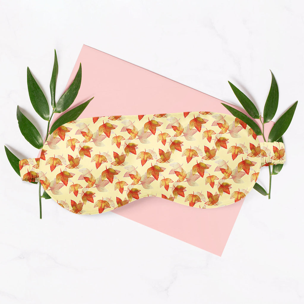 Autumn Leaves Sleeping Eye Pad Blackout Eye Cover | Soft Anti-Allergic Eco-Friendly Natural Mulberry Silk Fabric-Sleep Masks--IC 5007681 IC 5007681, Botanical, Drawing, Fashion, Floral, Flowers, Illustrations, Nature, Patterns, Scenic, Seasons, Signs, Signs and Symbols, Sketches, Watercolour, autumn, leaves, sleeping, eye, pad, blackout, cover, soft, anti-allergic, eco-friendly, natural, satin, silk, fabric, background, beautiful, colore, creative, creativity, decor, decoration, design, drawn, effect, elega
