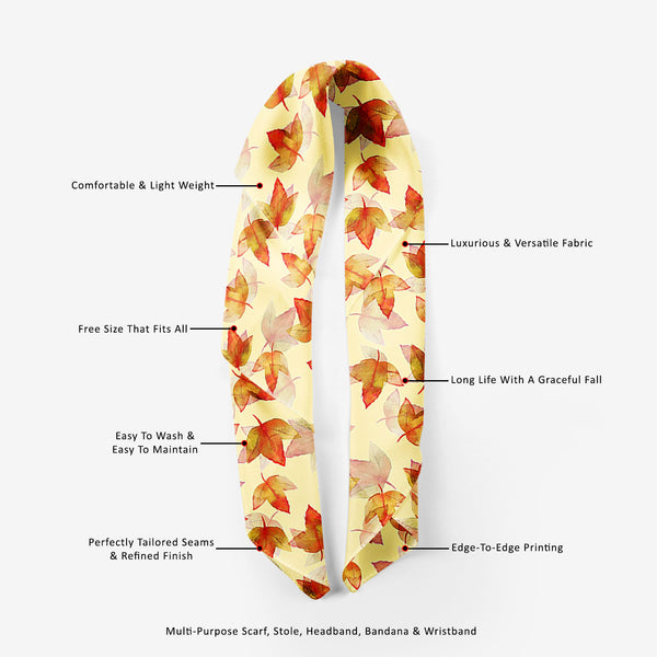 Autumn Leaves Printed Scarf | Neckwear Balaclava | Girls & Women | Soft Poly Fabric-Scarfs Basic--IC 5007681 IC 5007681, Botanical, Drawing, Fashion, Floral, Flowers, Illustrations, Nature, Patterns, Scenic, Seasons, Signs, Signs and Symbols, Sketches, Watercolour, autumn, leaves, printed, scarf, neckwear, balaclava, girls, women, soft, poly, fabric, background, beautiful, colore, creative, creativity, decor, decoration, design, drawn, effect, elegance, elegant, element, hand, illustration, image, interior,