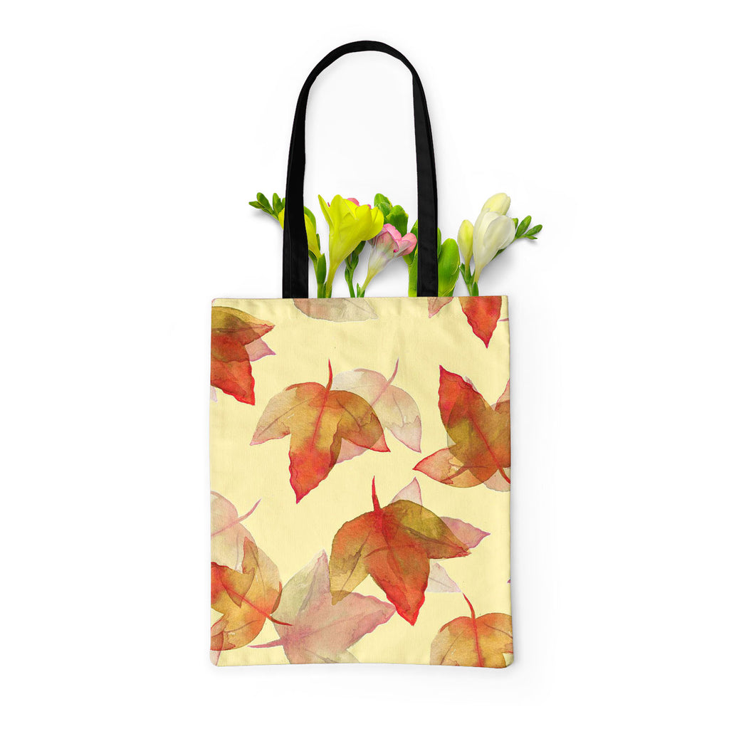 Autumn Leaves D3 Tote Bag Shoulder Purse | Multipurpose-Tote Bags Basic-TOT_FB_BS-IC 5007681 IC 5007681, Botanical, Drawing, Fashion, Floral, Flowers, Illustrations, Nature, Patterns, Scenic, Seasons, Signs, Signs and Symbols, Sketches, Watercolour, autumn, leaves, d3, tote, bag, shoulder, purse, multipurpose, background, beautiful, colore, creative, creativity, decor, decoration, design, drawn, effect, elegance, elegant, element, hand, illustration, image, interior, objects, painted, pattern, plant, raster