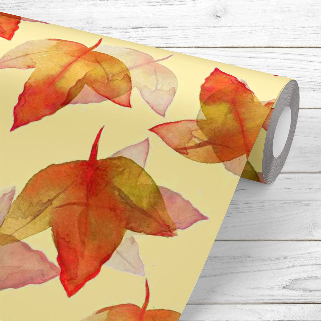 Autumn Leaves D3 Wallpaper Roll-Wallpapers Peel & Stick-WAL_PA-IC 5007681 IC 5007681, Botanical, Drawing, Fashion, Floral, Flowers, Illustrations, Nature, Patterns, Scenic, Seasons, Signs, Signs and Symbols, Sketches, Watercolour, autumn, leaves, d3, wallpaper, roll, background, beautiful, colore, creative, creativity, decor, decoration, design, drawn, effect, elegance, elegant, element, hand, illustration, image, interior, objects, painted, pattern, plant, raster, repetition, seamless, season, sketch, text