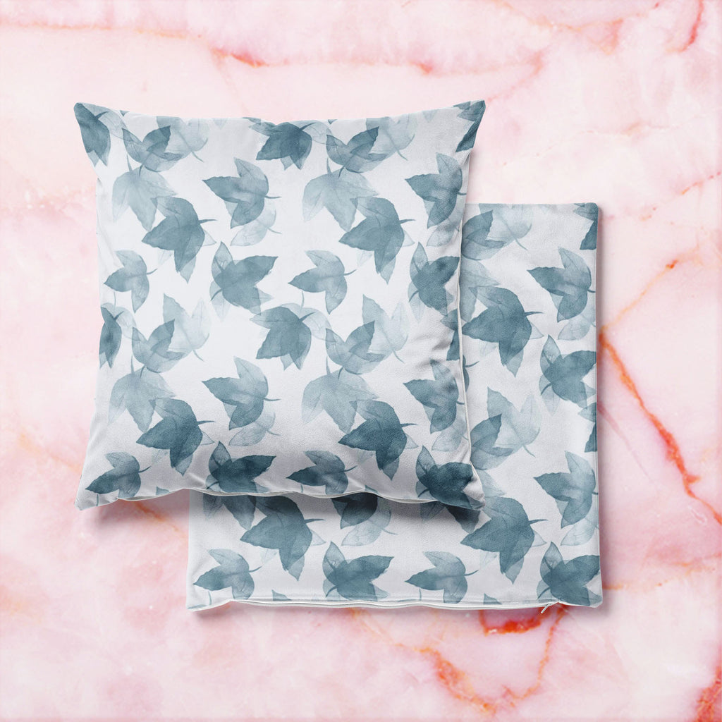 Autumn Leaves D4 Cushion Cover Throw Pillow-Cushion Covers-CUS_CV-IC 5007682 IC 5007682, Botanical, Drawing, Fashion, Floral, Flowers, Illustrations, Nature, Patterns, Scenic, Seasons, Signs, Signs and Symbols, Sketches, Watercolour, autumn, leaves, d4, cushion, cover, throw, pillow, background, beautiful, colore, creative, creativity, decor, decoration, design, drawn, effect, elegance, elegant, element, hand, illustration, image, interior, objects, painted, pattern, plant, raster, repetition, seamless, sea