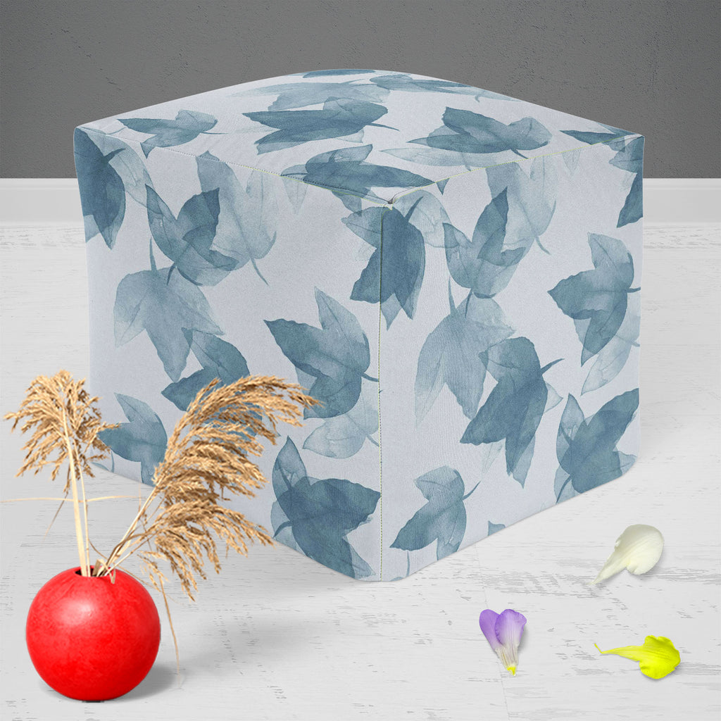 Autumn Leaves D4 Footstool Footrest Puffy Pouffe Ottoman Bean Bag | Canvas Fabric-Footstools-FST_CB_BN-IC 5007682 IC 5007682, Botanical, Drawing, Fashion, Floral, Flowers, Illustrations, Nature, Patterns, Scenic, Seasons, Signs, Signs and Symbols, Sketches, Watercolour, autumn, leaves, d4, footstool, footrest, puffy, pouffe, ottoman, bean, bag, canvas, fabric, background, beautiful, colore, creative, creativity, decor, decoration, design, drawn, effect, elegance, elegant, element, hand, illustration, image,