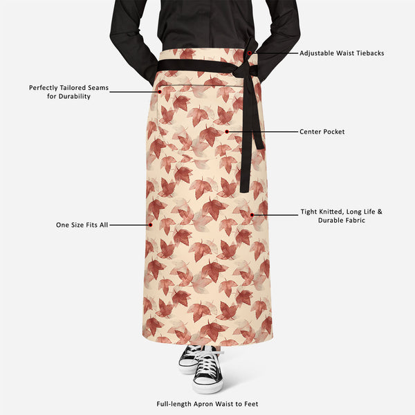 Autumn Leaves Apron | Adjustable, Free Size & Waist Tiebacks-Aprons Waist to Knee--IC 5007683 IC 5007683, Botanical, Drawing, Fashion, Floral, Flowers, Illustrations, Nature, Patterns, Scenic, Seasons, Signs, Signs and Symbols, Sketches, Watercolour, autumn, leaves, full-length, apron, poly-cotton, fabric, adjustable, waist, tiebacks, background, beautiful, colore, creative, creativity, decor, decoration, design, drawn, effect, elegance, elegant, element, hand, illustration, image, interior, objects, painte