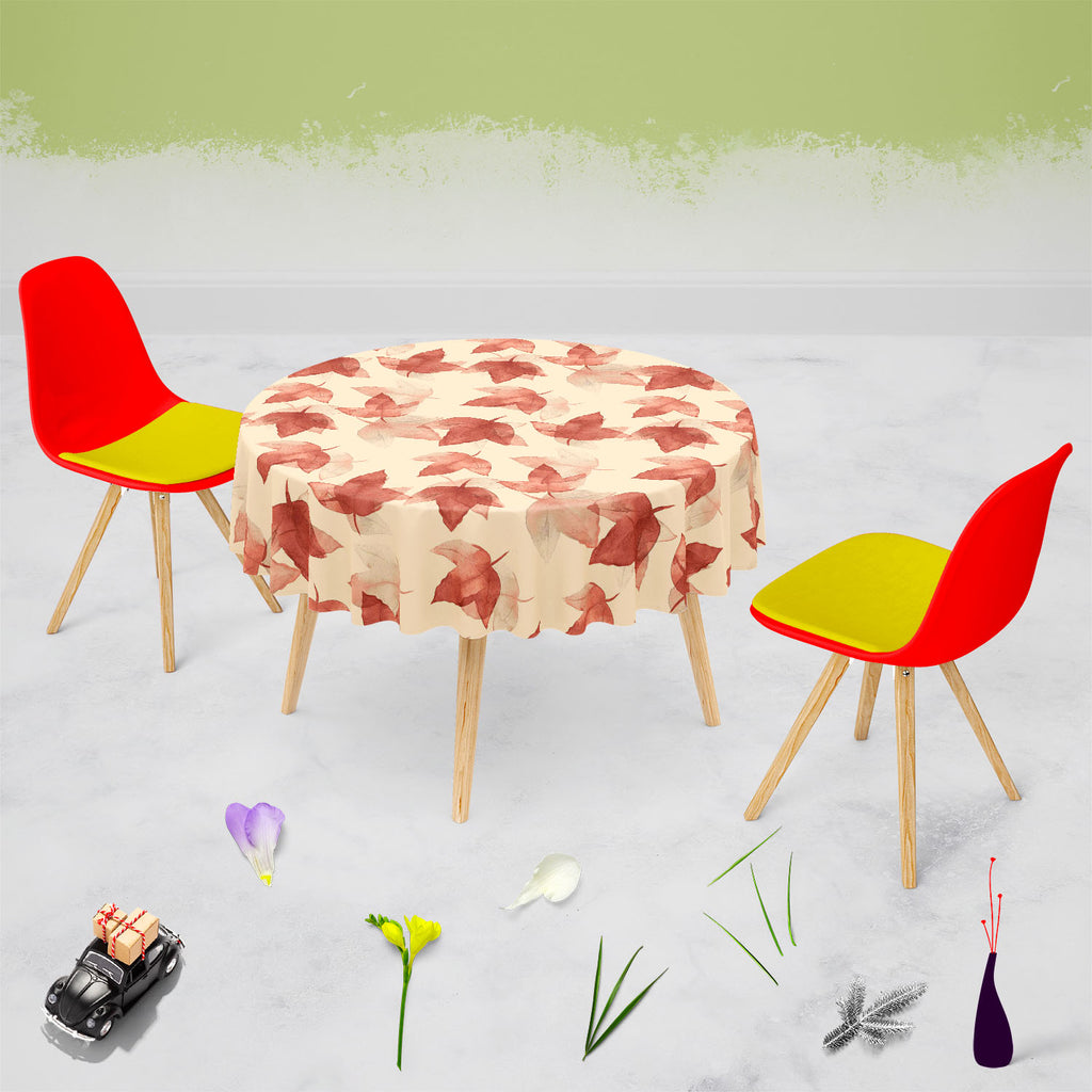 Autumn Leaves D5 Table Cloth Cover-Table Covers-CVR_TB_RD-IC 5007683 IC 5007683, Botanical, Drawing, Fashion, Floral, Flowers, Illustrations, Nature, Patterns, Scenic, Seasons, Signs, Signs and Symbols, Sketches, Watercolour, autumn, leaves, d5, table, cloth, cover, background, beautiful, colore, creative, creativity, decor, decoration, design, drawn, effect, elegance, elegant, element, hand, illustration, image, interior, objects, painted, pattern, plant, raster, repetition, seamless, season, sketch, texti