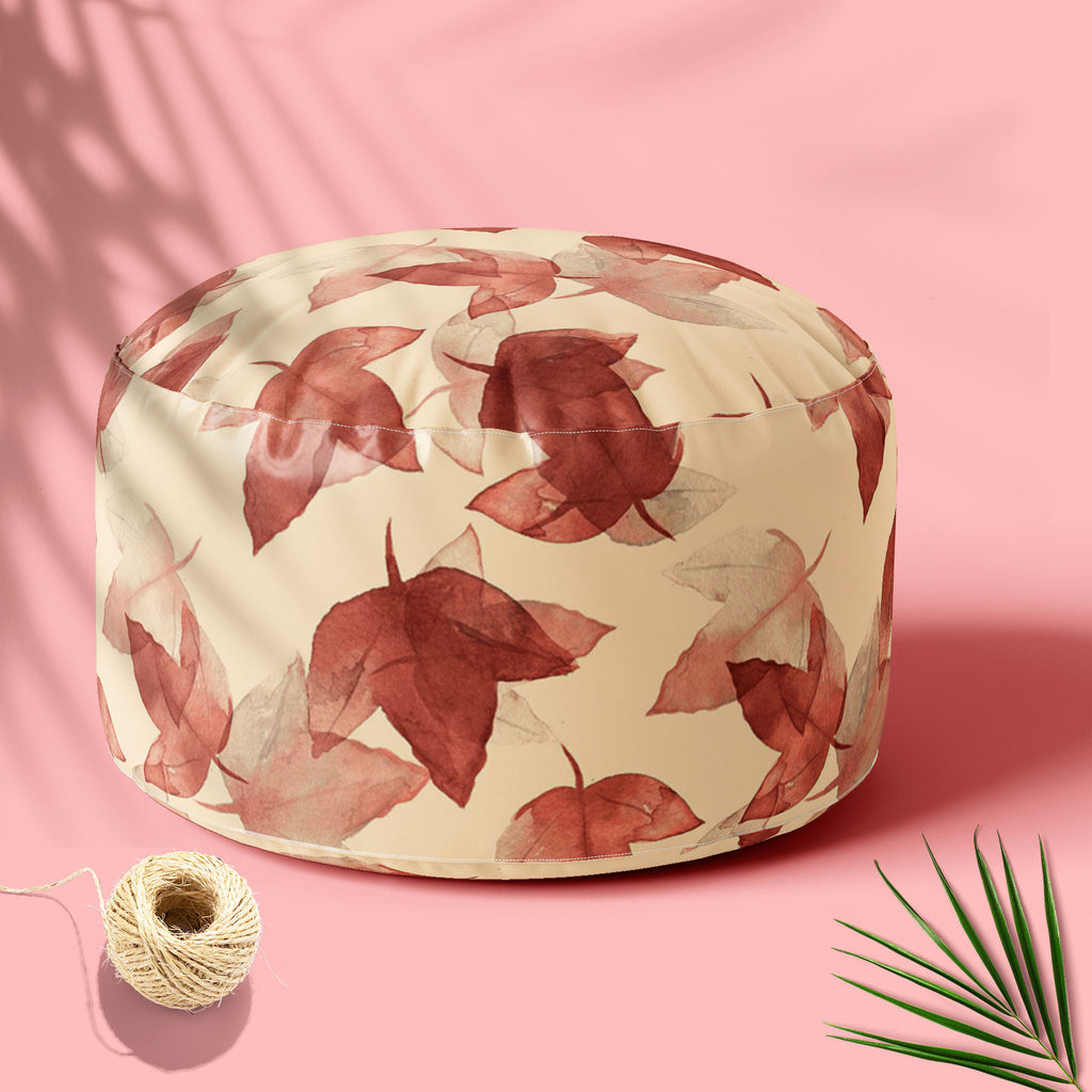 Autumn Leaves D5 Footstool Footrest Puffy Pouffe Ottoman Bean Bag | Canvas Fabric-Footstools-FST_CB_BN-IC 5007683 IC 5007683, Botanical, Drawing, Fashion, Floral, Flowers, Illustrations, Nature, Patterns, Scenic, Seasons, Signs, Signs and Symbols, Sketches, Watercolour, autumn, leaves, d5, footstool, footrest, puffy, pouffe, ottoman, bean, bag, canvas, fabric, background, beautiful, colore, creative, creativity, decor, decoration, design, drawn, effect, elegance, elegant, element, hand, illustration, image,