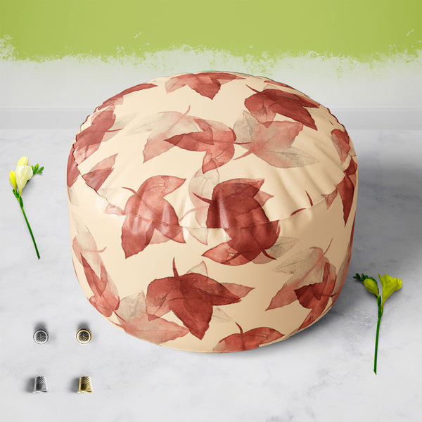 Autumn Leaves D5 Footstool Footrest Puffy Pouffe Ottoman Bean Bag | Canvas Fabric-Footstools-FST_CB_BN-IC 5007683 IC 5007683, Botanical, Drawing, Fashion, Floral, Flowers, Illustrations, Nature, Patterns, Scenic, Seasons, Signs, Signs and Symbols, Sketches, Watercolour, autumn, leaves, d5, footstool, footrest, puffy, pouffe, ottoman, bean, bag, floor, cushion, pillow, canvas, fabric, background, beautiful, colore, creative, creativity, decor, decoration, design, drawn, effect, elegance, elegant, element, ha