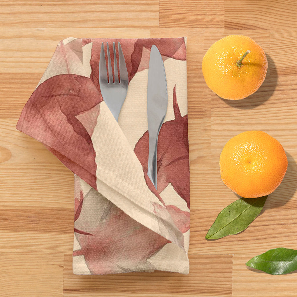 Autumn Leaves D5 Table Napkin-Table Napkins-NAP_TB-IC 5007683 IC 5007683, Botanical, Drawing, Fashion, Floral, Flowers, Illustrations, Nature, Patterns, Scenic, Seasons, Signs, Signs and Symbols, Sketches, Watercolour, autumn, leaves, d5, table, napkin, background, beautiful, colore, creative, creativity, decor, decoration, design, drawn, effect, elegance, elegant, element, hand, illustration, image, interior, objects, painted, pattern, plant, raster, repetition, seamless, season, sketch, textile, pink, wal