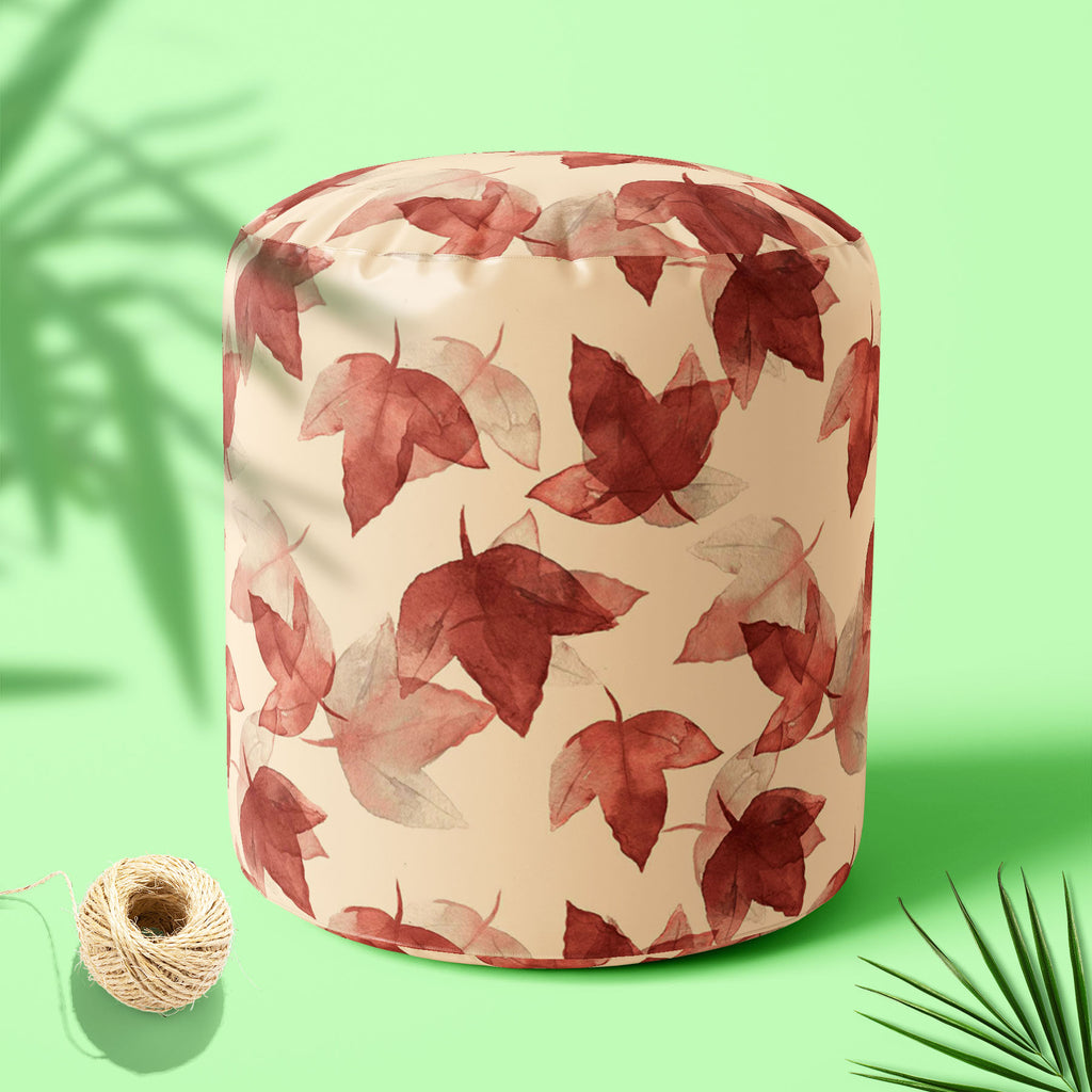 Autumn Leaves D5 Footstool Footrest Puffy Pouffe Ottoman Bean Bag | Canvas Fabric-Footstools-FST_CB_BN-IC 5007683 IC 5007683, Botanical, Drawing, Fashion, Floral, Flowers, Illustrations, Nature, Patterns, Scenic, Seasons, Signs, Signs and Symbols, Sketches, Watercolour, autumn, leaves, d5, footstool, footrest, puffy, pouffe, ottoman, bean, bag, canvas, fabric, background, beautiful, colore, creative, creativity, decor, decoration, design, drawn, effect, elegance, elegant, element, hand, illustration, image,