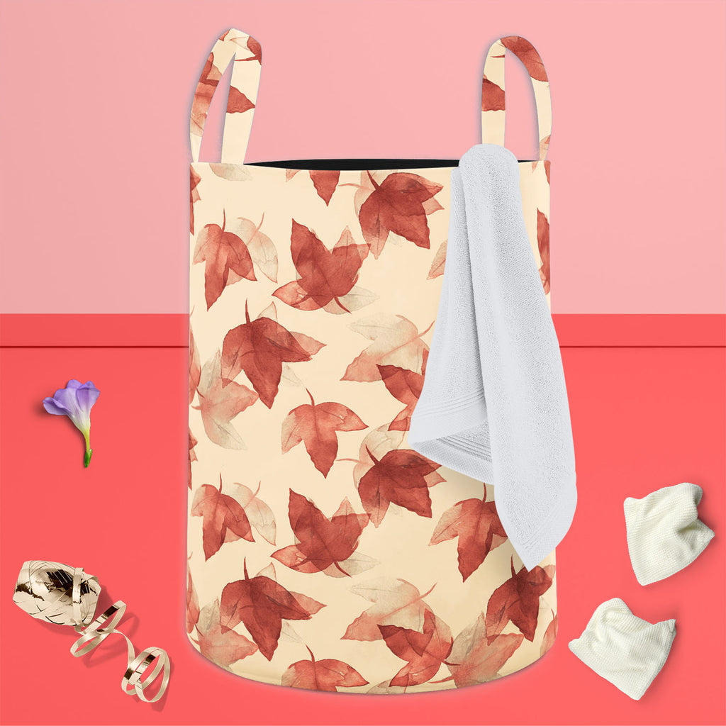 Autumn Leaves D5 Foldable Open Storage Bin | Organizer Box, Toy Basket, Shelf Box, Laundry Bag | Canvas Fabric-Storage Bins-STR_BI_CB-IC 5007683 IC 5007683, Botanical, Drawing, Fashion, Floral, Flowers, Illustrations, Nature, Patterns, Scenic, Seasons, Signs, Signs and Symbols, Sketches, Watercolour, autumn, leaves, d5, foldable, open, storage, bin, organizer, box, toy, basket, shelf, laundry, bag, canvas, fabric, background, beautiful, colore, creative, creativity, decor, decoration, design, drawn, effect,