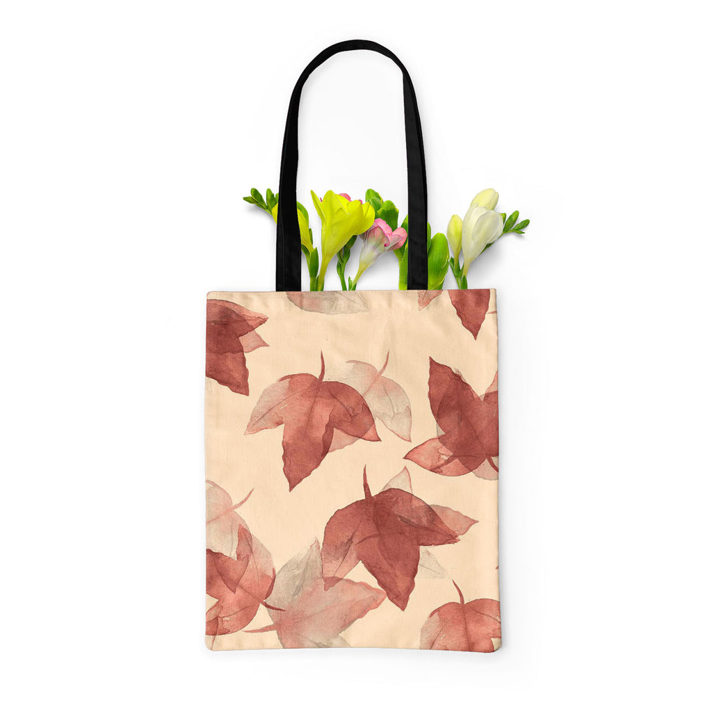 Autumn Leaves D5 Tote Bag Shoulder Purse | Multipurpose-Tote Bags Basic-TOT_FB_BS-IC 5007683 IC 5007683, Botanical, Drawing, Fashion, Floral, Flowers, Illustrations, Nature, Patterns, Scenic, Seasons, Signs, Signs and Symbols, Sketches, Watercolour, autumn, leaves, d5, tote, bag, shoulder, purse, multipurpose, background, beautiful, colore, creative, creativity, decor, decoration, design, drawn, effect, elegance, elegant, element, hand, illustration, image, interior, objects, painted, pattern, plant, raster