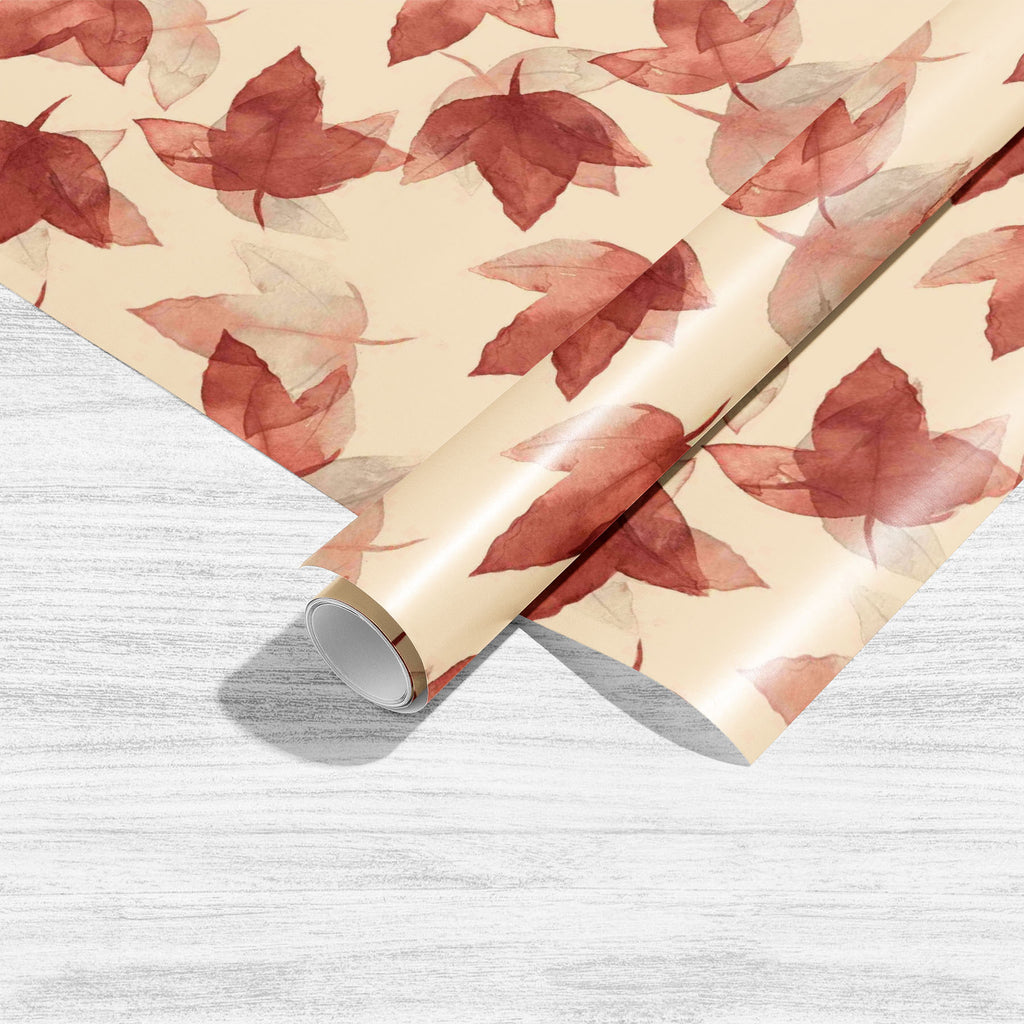 Autumn Leaves D5 Art & Craft Gift Wrapping Paper-Wrapping Papers-WRP_PP-IC 5007683 IC 5007683, Botanical, Drawing, Fashion, Floral, Flowers, Illustrations, Nature, Patterns, Scenic, Seasons, Signs, Signs and Symbols, Sketches, Watercolour, autumn, leaves, d5, art, craft, gift, wrapping, paper, background, beautiful, colore, creative, creativity, decor, decoration, design, drawn, effect, elegance, elegant, element, hand, illustration, image, interior, objects, painted, pattern, plant, raster, repetition, sea