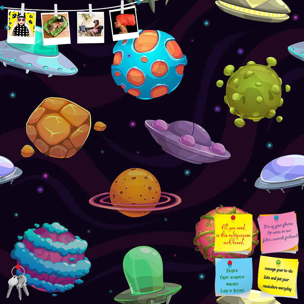 ArtzFolio UFOs & Planets Printed Bulletin Board Notice Pin Board Soft Board | Frameless-Bulletin Boards Frameless-AZSAO45727945BLB_FL_L-Image Code 5007684 Vishnu Image Folio Pvt Ltd, IC 5007684, ArtzFolio, Bulletin Boards Frameless, Kids, Digital Art, ufos, planets, printed, bulletin, board, notice, pin, soft, frameless, seamless, pattern, fantastic, vector, space, texture, pin up board, push pin board, extra large cork board, big pin board, notice board, small bulletin board, cork board, wall notice board,
