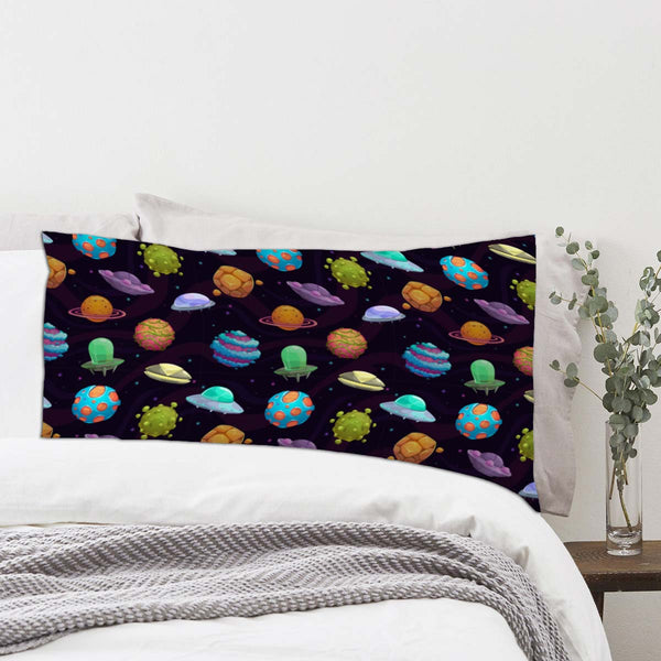 ArtzFolio UFOs & Planets Pillow Cover Case-Pillow Cases-AZHFR45727945PIL_CV_L-Image Code 5007684 Vishnu Image Folio Pvt Ltd, IC 5007684, ArtzFolio, Pillow Cases, Kids, Digital Art, ufos, planets, pillow, cover, cases, poly, cotton, fabric, seamless, pattern, fantastic, vector, space, texture, pillow cover, pillow case cover, linen pillow cover, printed pillow cover, pillow for bedroom, living room pillow covers, standard pillow case covers, pitaara box, throw pillow cover, 2 pcs satin pillow cover set, pill
