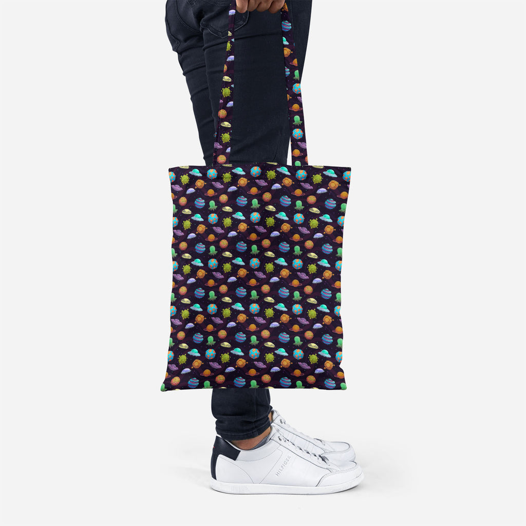 ArtzFolio UFOs & Planets Tote Bag Shoulder Purse | Multipurpose-Tote Bags Basic-AZ5007684TOT_RF-IC 5007684 IC 5007684, Animated Cartoons, Art and Paintings, Astronomy, Automobiles, Baby, Caricature, Cartoons, Children, Cosmology, Drawing, Fantasy, Icons, Illustrations, Kids, Patterns, Space, Sports, Stars, Transportation, Travel, Vehicles, ufos, planets, tote, bag, shoulder, purse, multipurpose, ufo, aliens, art, asteroid, background, cartoon, childish, colorful, cosmic, dark, endless, funny, galaxy, game, 