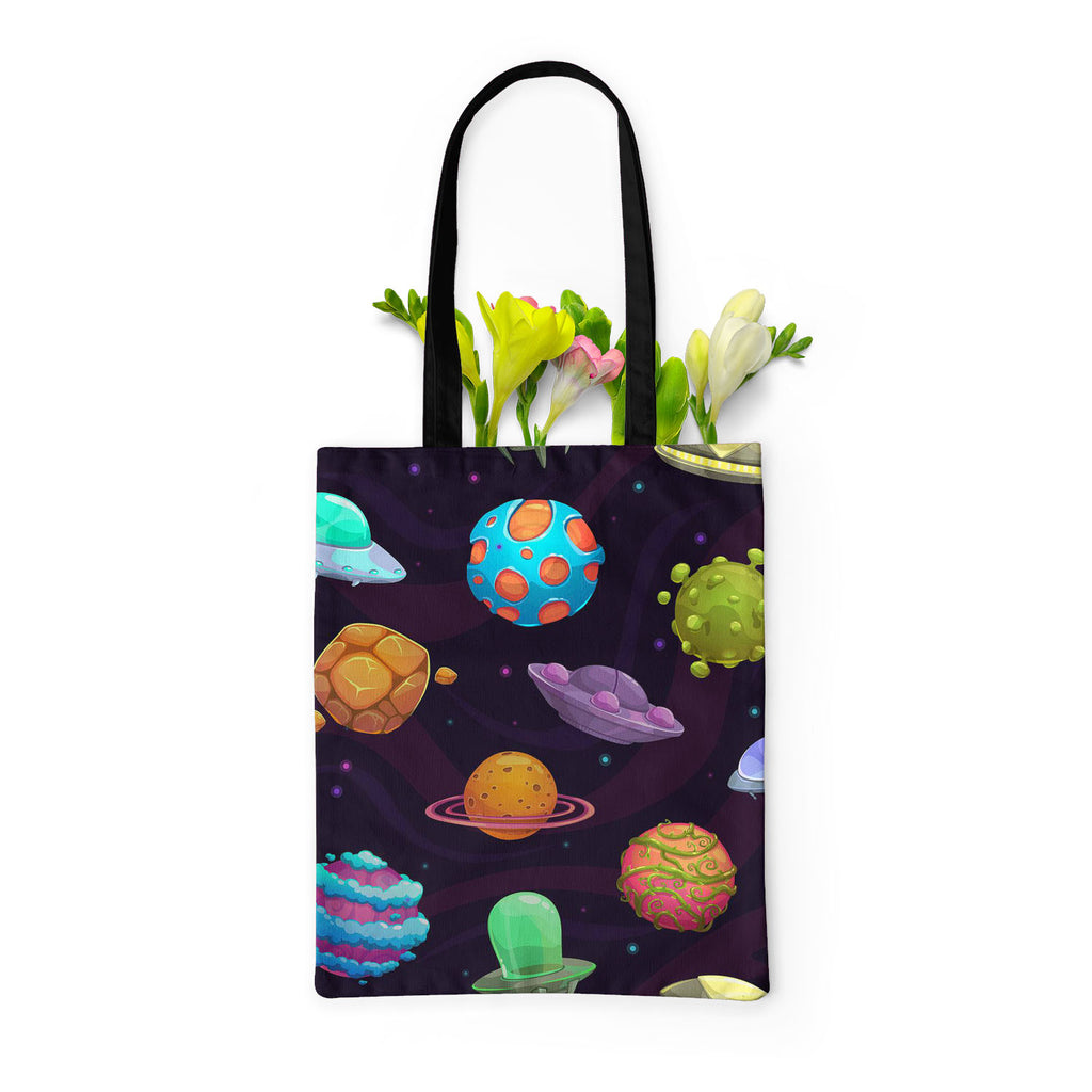 UFOs & Planets Tote Bag Shoulder Purse | Multipurpose-Tote Bags Basic-TOT_FB_BS-IC 5007684 IC 5007684, Animated Cartoons, Art and Paintings, Astronomy, Automobiles, Baby, Caricature, Cartoons, Children, Cosmology, Drawing, Fantasy, Icons, Illustrations, Kids, Patterns, Space, Sports, Stars, Transportation, Travel, Vehicles, ufos, planets, tote, bag, shoulder, purse, multipurpose, ufo, aliens, art, asteroid, background, cartoon, childish, colorful, cosmic, dark, endless, funny, galaxy, game, icon, illustrati