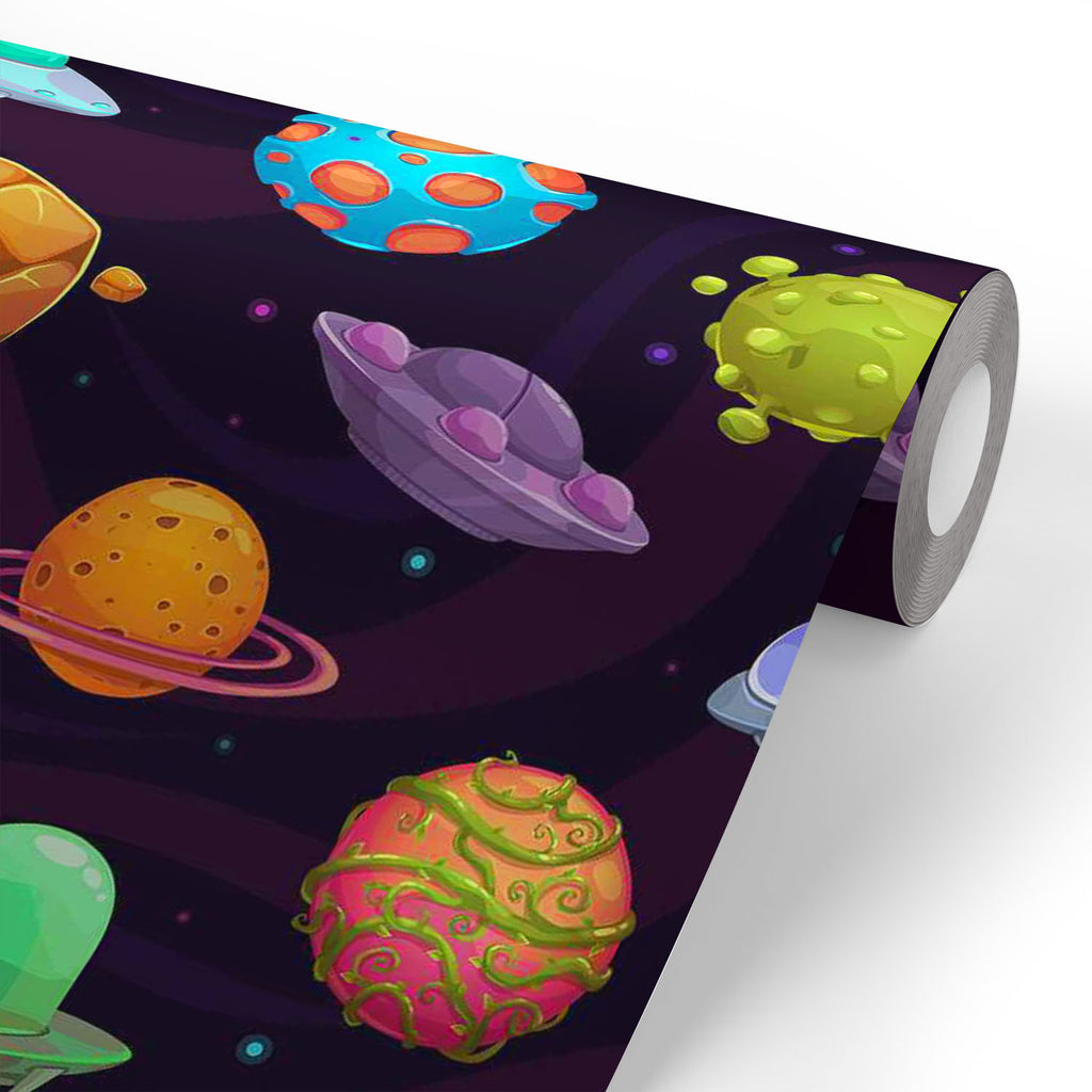 UFOs & Planets Wallpaper Roll-Wallpapers Peel & Stick--IC 5007684 IC 5007684, Animated Cartoons, Art and Paintings, Astronomy, Automobiles, Baby, Caricature, Cartoons, Children, Cosmology, Drawing, Fantasy, Icons, Illustrations, Kids, Patterns, Space, Sports, Stars, Transportation, Travel, Vehicles, ufos, planets, wallpaper, roll, ufo, aliens, art, asteroid, background, cartoon, childish, colorful, cosmic, dark, endless, funny, galaxy, game, icon, illustration, jupiter, rocket, ship, rockets, saturn, scene,