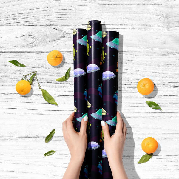 UFOs & Planets Art & Craft Gift Wrapping Paper-Wrapping Papers-WRP_PP-IC 5007684 IC 5007684, Animated Cartoons, Art and Paintings, Astronomy, Automobiles, Baby, Caricature, Cartoons, Children, Cosmology, Drawing, Fantasy, Icons, Illustrations, Kids, Patterns, Space, Sports, Stars, Transportation, Travel, Vehicles, ufos, planets, art, craft, gift, wrapping, paper, sheet, plain, smooth, effect, ufo, aliens, asteroid, background, cartoon, childish, colorful, cosmic, dark, endless, funny, galaxy, game, icon, il