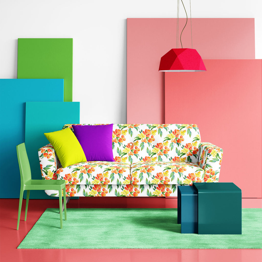 Watercolor Leaves & Flowers Sofa Fabric by Metre | Upholstery For Sofa, Curtains & Cushions-Sofa Fabrics-SOF_FB-IC 5007685 IC 5007685, Abstract Expressionism, Abstracts, Botanical, Drawing, Fashion, Floral, Flowers, Illustrations, Nature, Patterns, Scenic, Semi Abstract, Signs, Signs and Symbols, Watercolour, watercolor, leaves, sofa, fabric, by, metre, upholstery, for, curtains, cushions, abstract, background, beautiful, blossom, branch, card, colore, composition, creative, decor, decoration, design, drawn