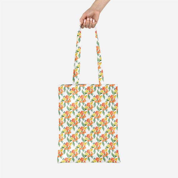ArtzFolio Watercolor Leaves & Flowers Tote Bag Shoulder Purse | Multipurpose-Tote Bags Basic-AZ5007685TOT_RF-IC 5007685 IC 5007685, Abstract Expressionism, Abstracts, Botanical, Drawing, Fashion, Floral, Flowers, Illustrations, Nature, Patterns, Scenic, Semi Abstract, Signs, Signs and Symbols, Watercolour, watercolor, leaves, canvas, tote, bag, shoulder, purse, multipurpose, abstract, background, beautiful, blossom, branch, card, colore, composition, creative, decor, decoration, design, drawn, ecology, effe
