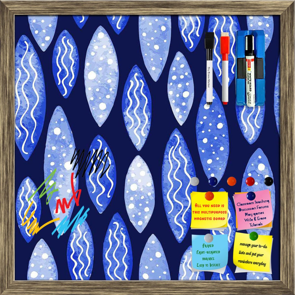 Spots & Waves Framed Magnetic Dry Erase Board | Combo with Magnet Buttons & Markers-Magnetic Boards Framed-MGB_FR-IC 5007686 IC 5007686, Abstract Expressionism, Abstracts, Art and Paintings, Black and White, Digital, Digital Art, Dots, Festivals and Occasions, Festive, Geometric, Geometric Abstraction, Graphic, Holidays, Illustrations, Patterns, Retro, Semi Abstract, Signs, Signs and Symbols, Surrealism, Watercolour, White, spots, waves, framed, magnetic, dry, erase, board, printed, whiteboard, with, 4, mag