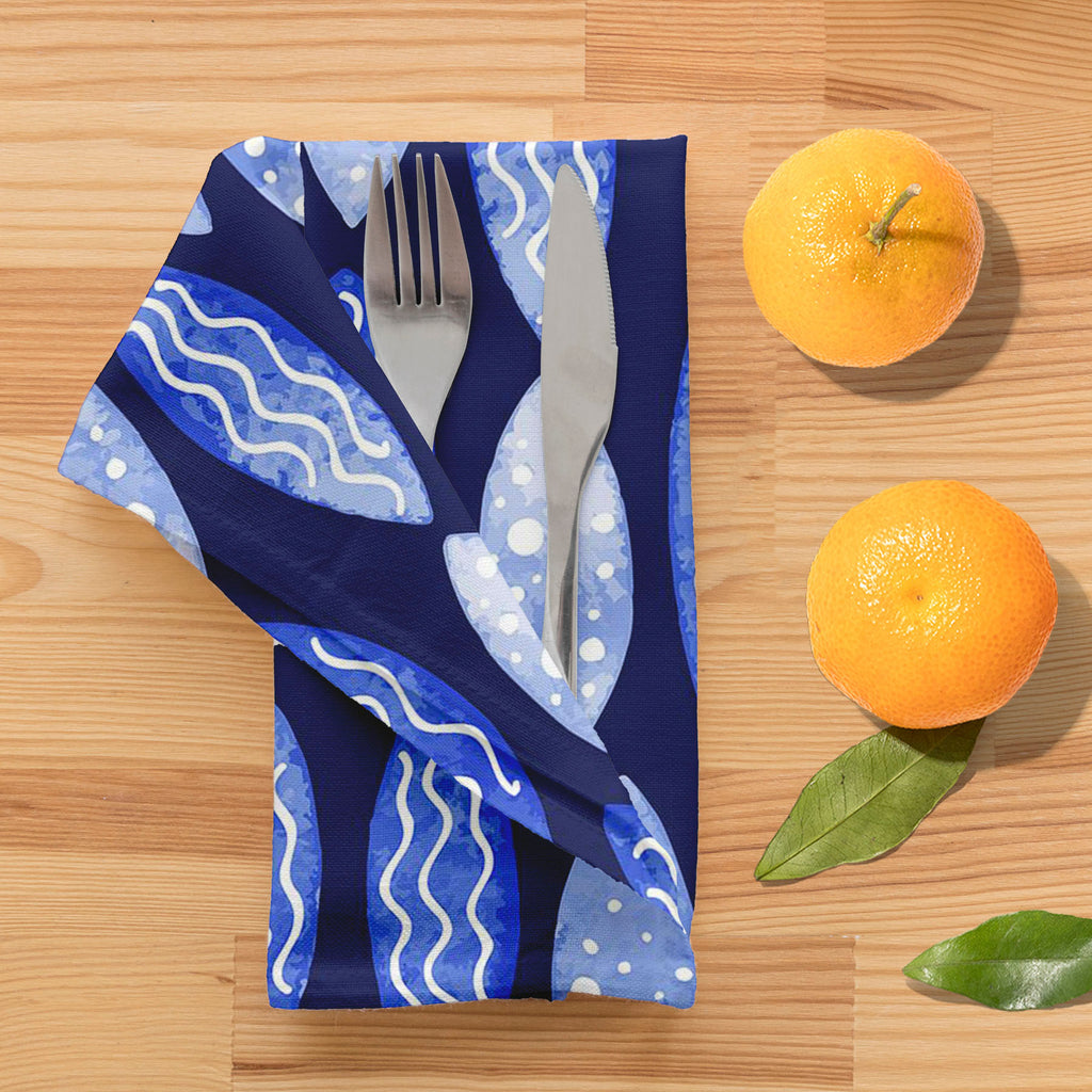 Spots & Waves D1 Table Napkin-Table Napkins-NAP_TB-IC 5007686 IC 5007686, Abstract Expressionism, Abstracts, Art and Paintings, Black and White, Digital, Digital Art, Dots, Festivals and Occasions, Festive, Geometric, Geometric Abstraction, Graphic, Holidays, Illustrations, Patterns, Retro, Semi Abstract, Signs, Signs and Symbols, Surrealism, Watercolour, White, spots, waves, d1, table, napkin, abstract, art, backdrop, background, blue, colore, colorful, dark, day, decoration, design, dot, drawn, element, e