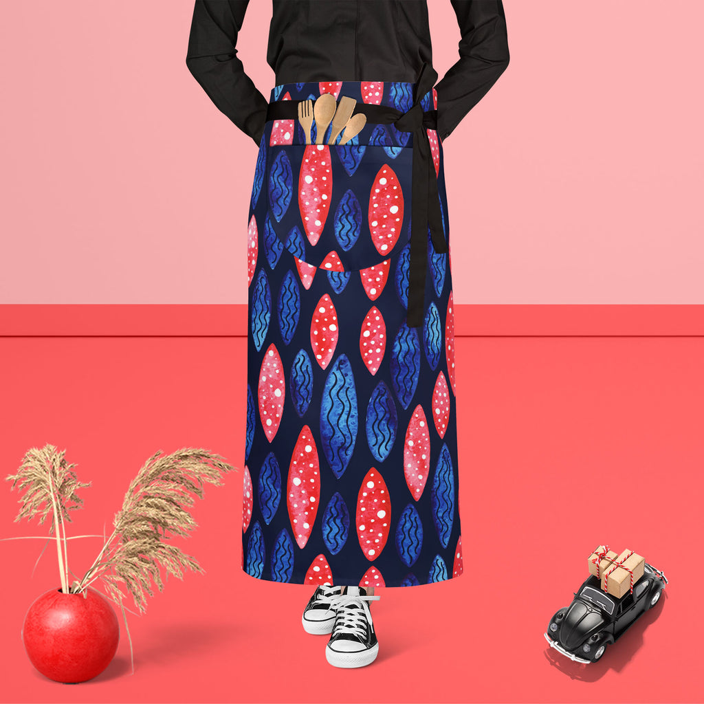 Spots & Waves D2 Apron | Adjustable, Free Size & Waist Tiebacks-Aprons Waist to Feet-APR_WS_FT-IC 5007687 IC 5007687, Abstract Expressionism, Abstracts, Art and Paintings, Black and White, Digital, Digital Art, Dots, Festivals and Occasions, Festive, Geometric, Geometric Abstraction, Graphic, Holidays, Illustrations, Patterns, Retro, Semi Abstract, Signs, Signs and Symbols, Surrealism, Watercolour, White, spots, waves, d2, apron, adjustable, free, size, waist, tiebacks, abstract, art, backdrop, background, 