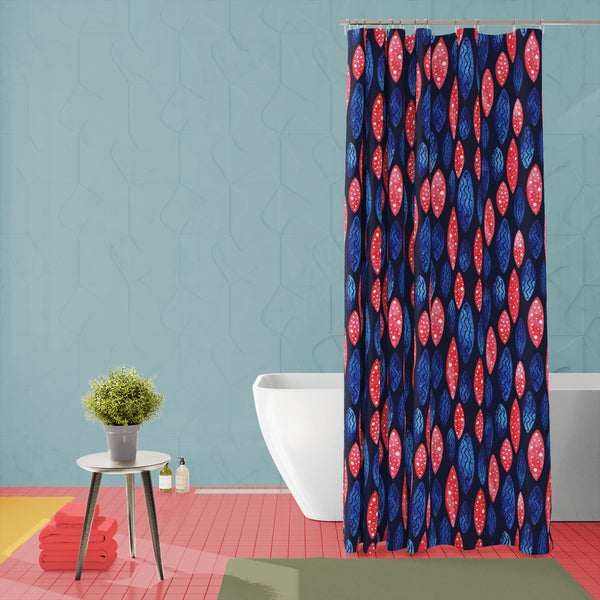 Spots & Waves D2 Washable Waterproof Shower Curtain-Shower Curtains-CUR_SH-IC 5007687 IC 5007687, Abstract Expressionism, Abstracts, Art and Paintings, Black and White, Digital, Digital Art, Dots, Festivals and Occasions, Festive, Geometric, Geometric Abstraction, Graphic, Holidays, Illustrations, Patterns, Retro, Semi Abstract, Signs, Signs and Symbols, Surrealism, Watercolour, White, spots, waves, d2, washable, waterproof, polyester, shower, curtain, eyelets, abstract, art, backdrop, background, blue, col